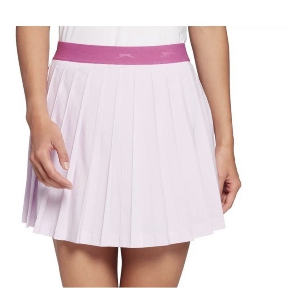 Slazenger Women Tech Pleated Golf Skort tennis pickle comp Short  purple XXL NWT